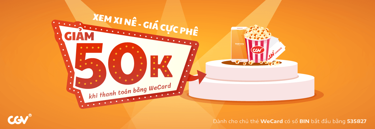 CGV x TrueMoney: Xem xi-nê giá cực phê