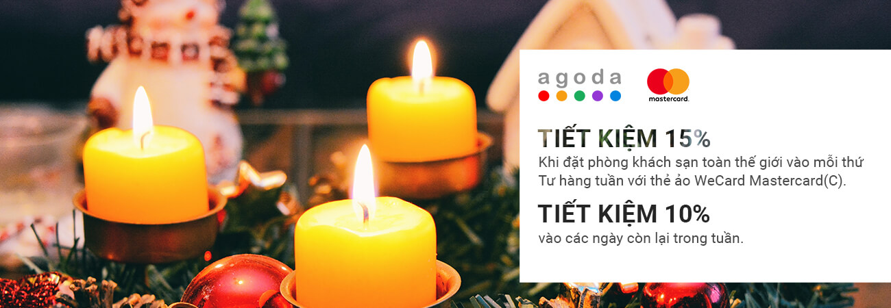 Đặt phòng mùa lễ hội cùng WeCard